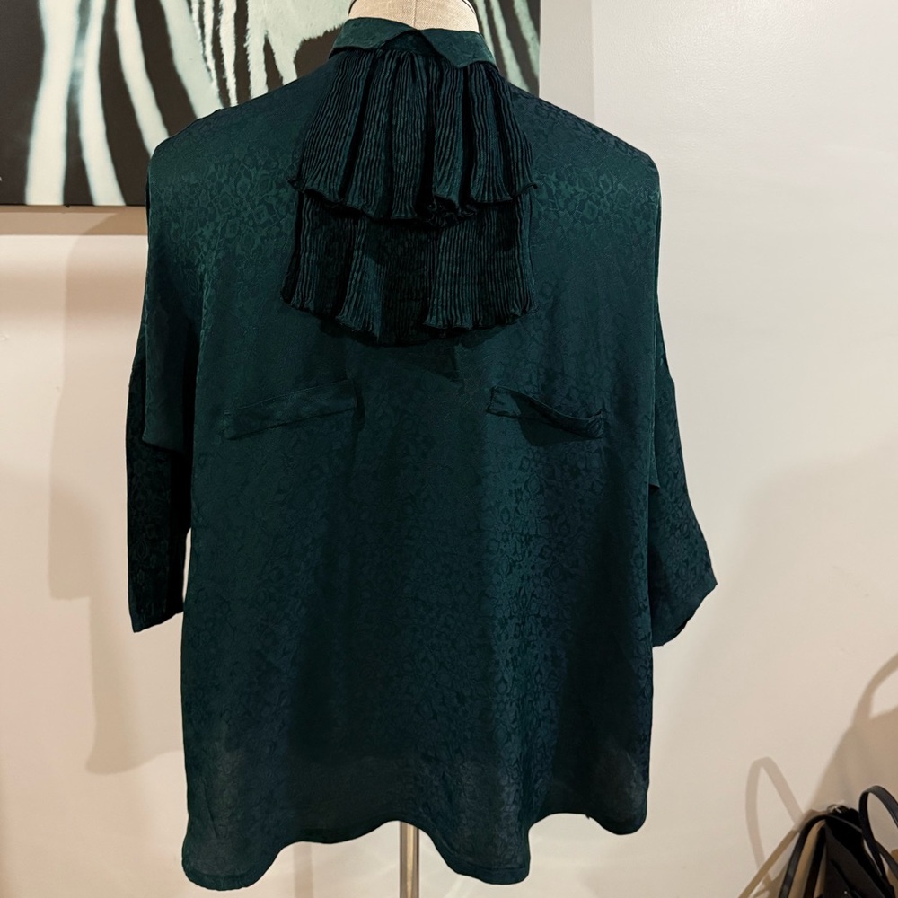 Table Eight Australia‎ Vintage Green Women's Blouse